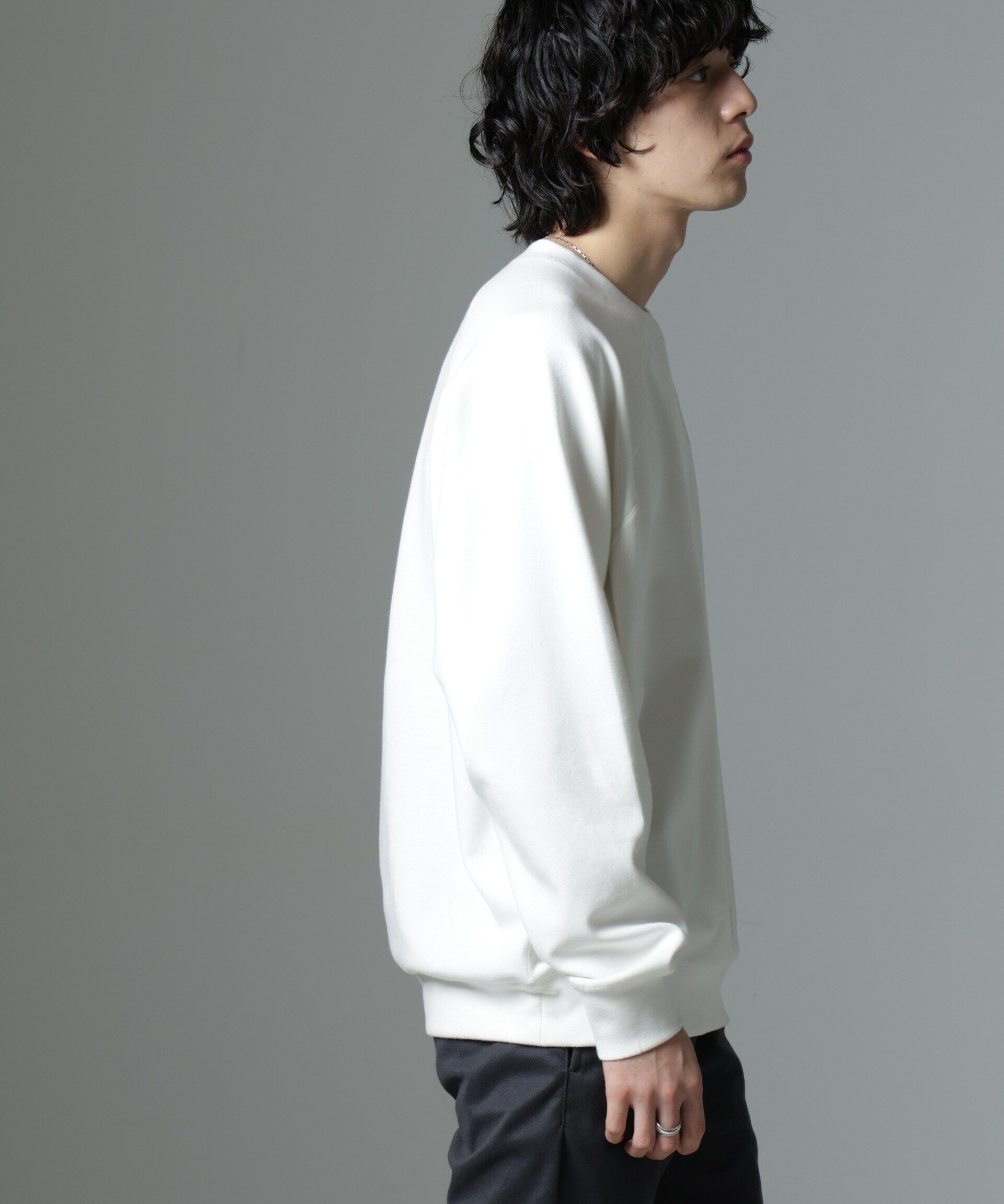 nano･universe「ジャガードポンチクルーネックプルオーバー」|Tシャツ・カットソー|