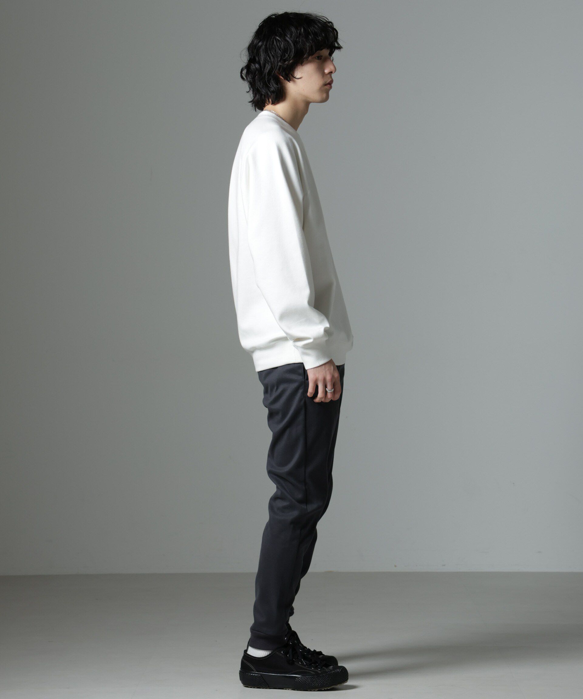 nano･universe「ジャガードポンチクルーネックプルオーバー」|Tシャツ・カットソー|