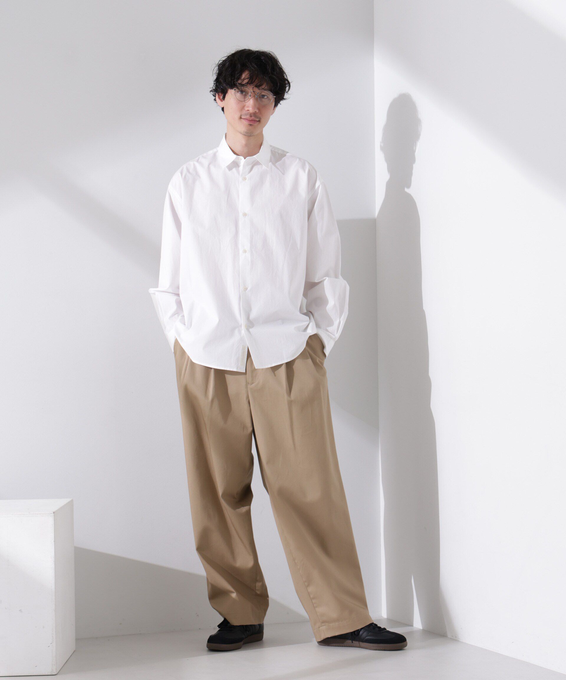 nano･universe「「大人のワイドシャツ」レギュラーカラー 長袖」|シャツ・ブラウス|