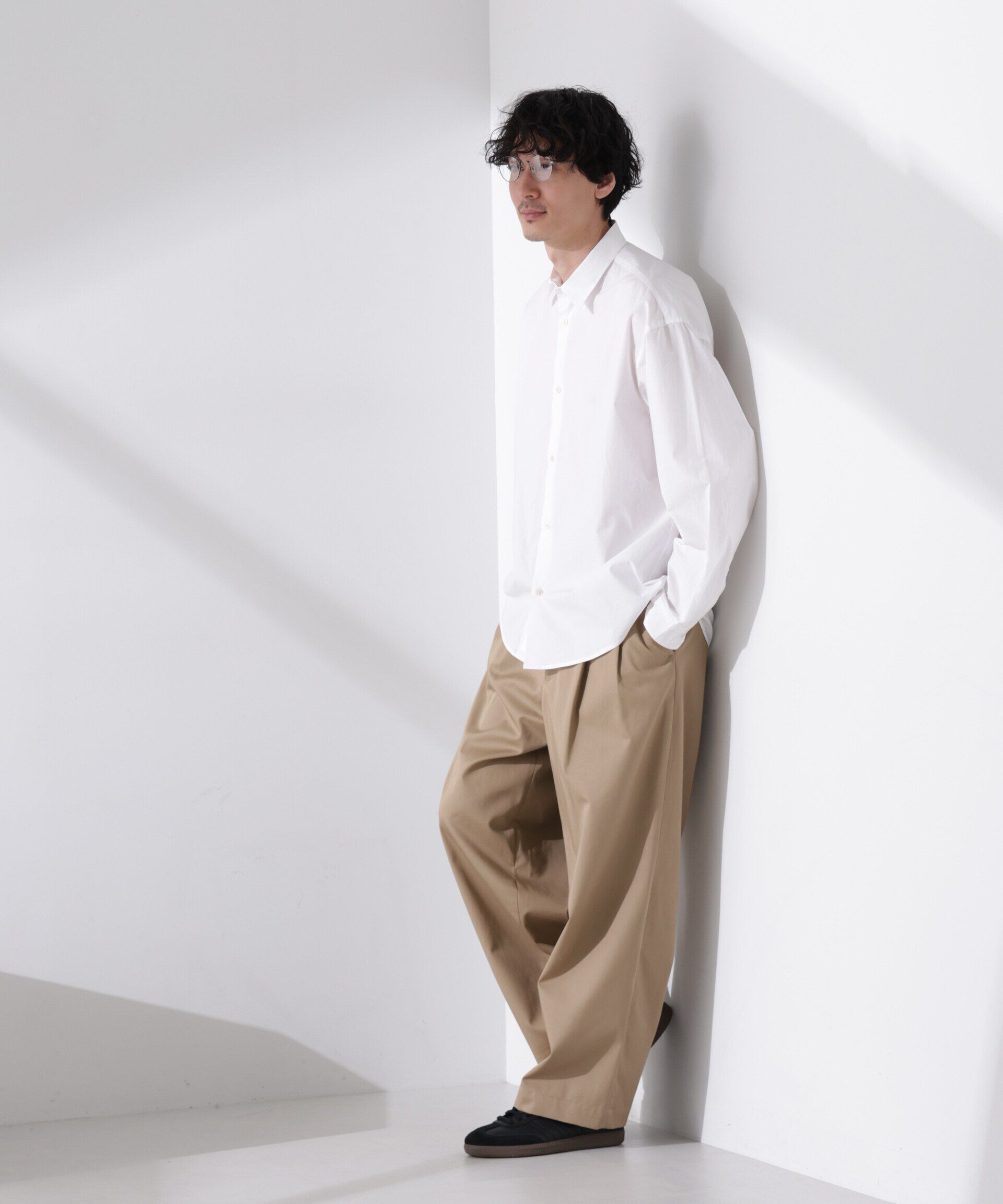 nano･universe「「大人のワイドシャツ」レギュラーカラー 長袖」|シャツ・ブラウス|