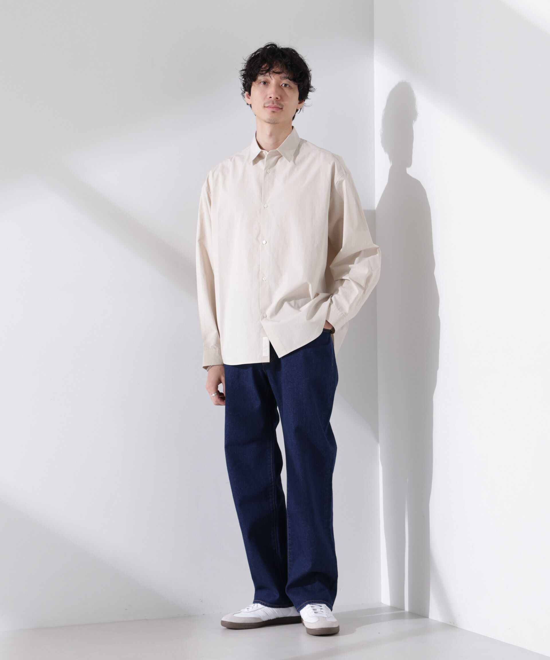 nano･universe「「大人のワイドシャツ」レギュラーカラー 長袖」|シャツ・ブラウス|