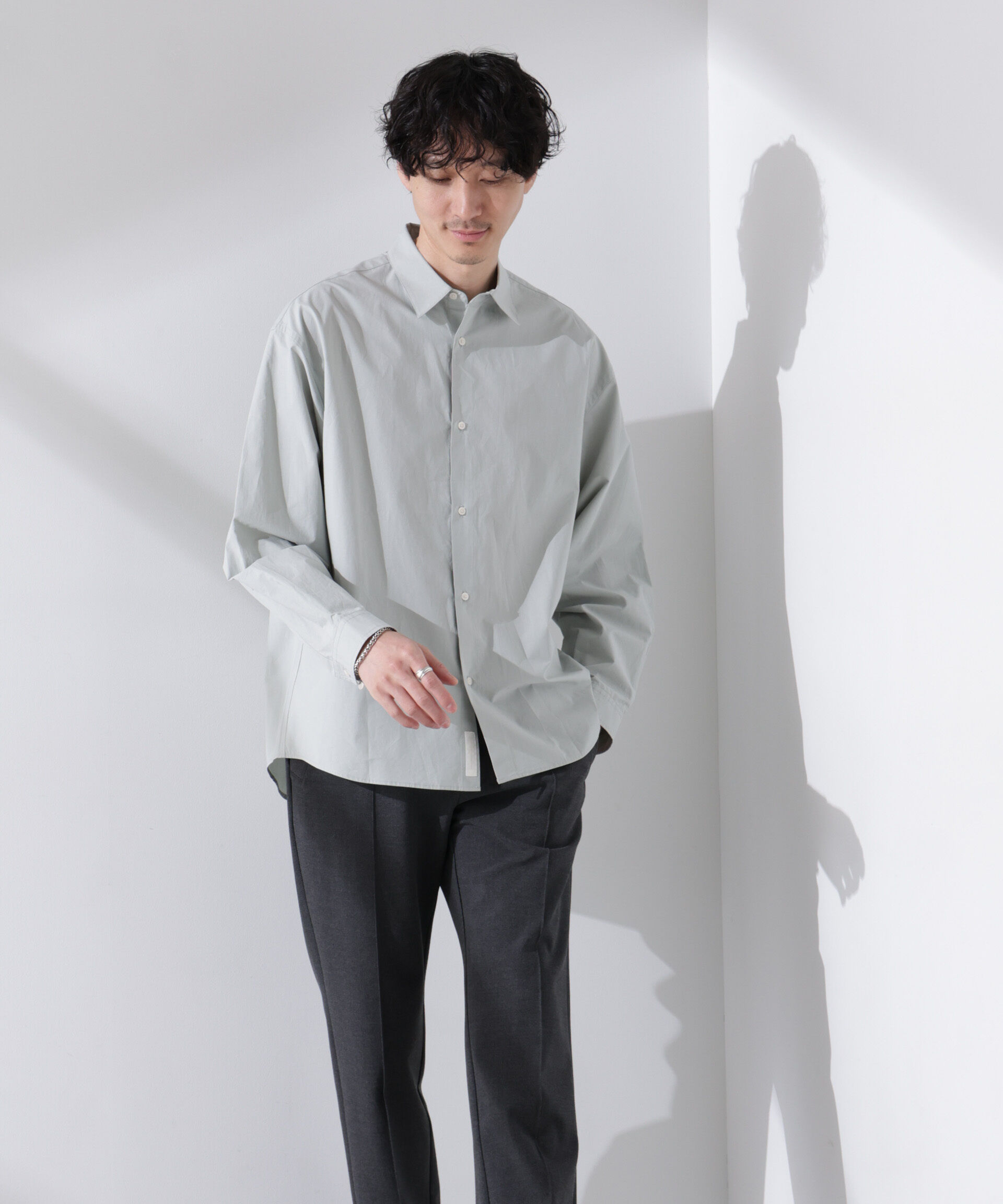 nano･universe「「大人のワイドシャツ」レギュラーカラー 長袖」|シャツ・ブラウス|