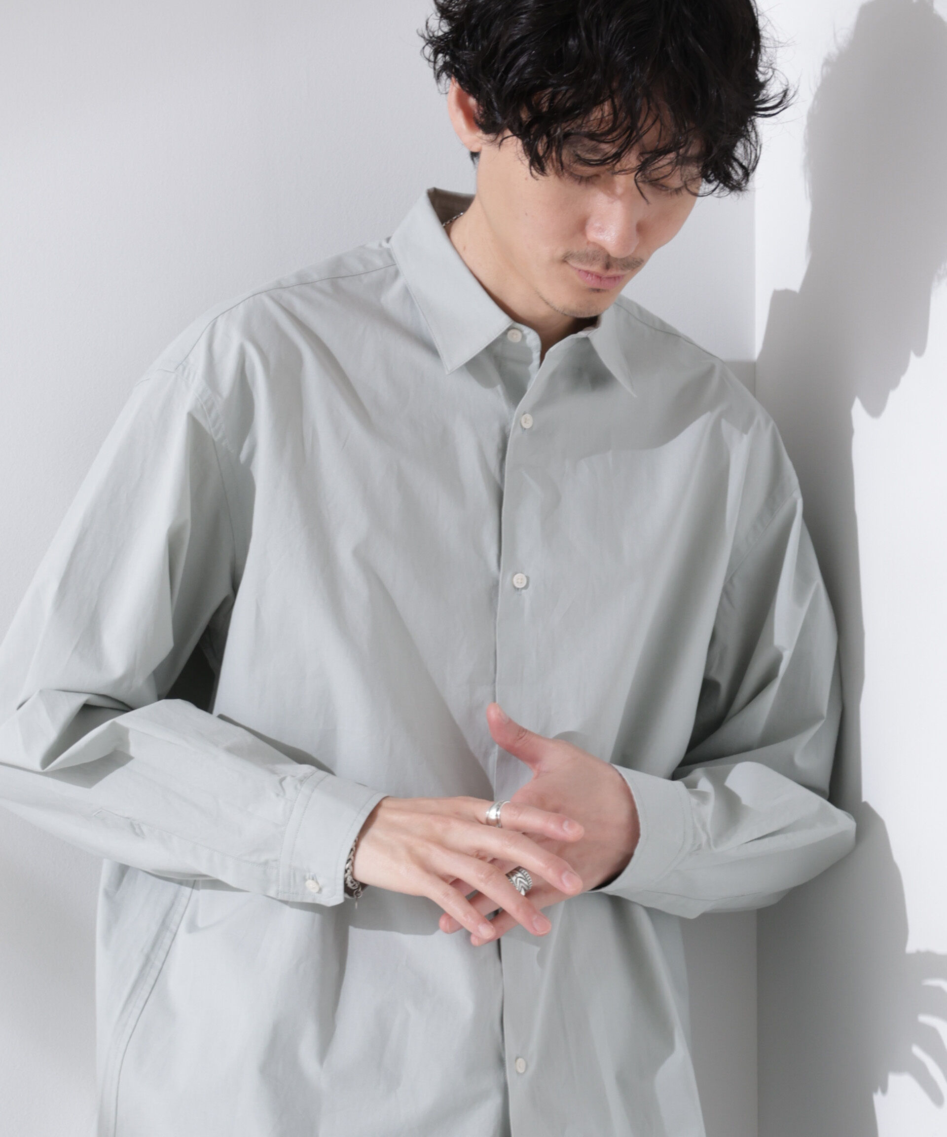 nano･universe「「大人のワイドシャツ」レギュラーカラー 長袖」|シャツ・ブラウス|