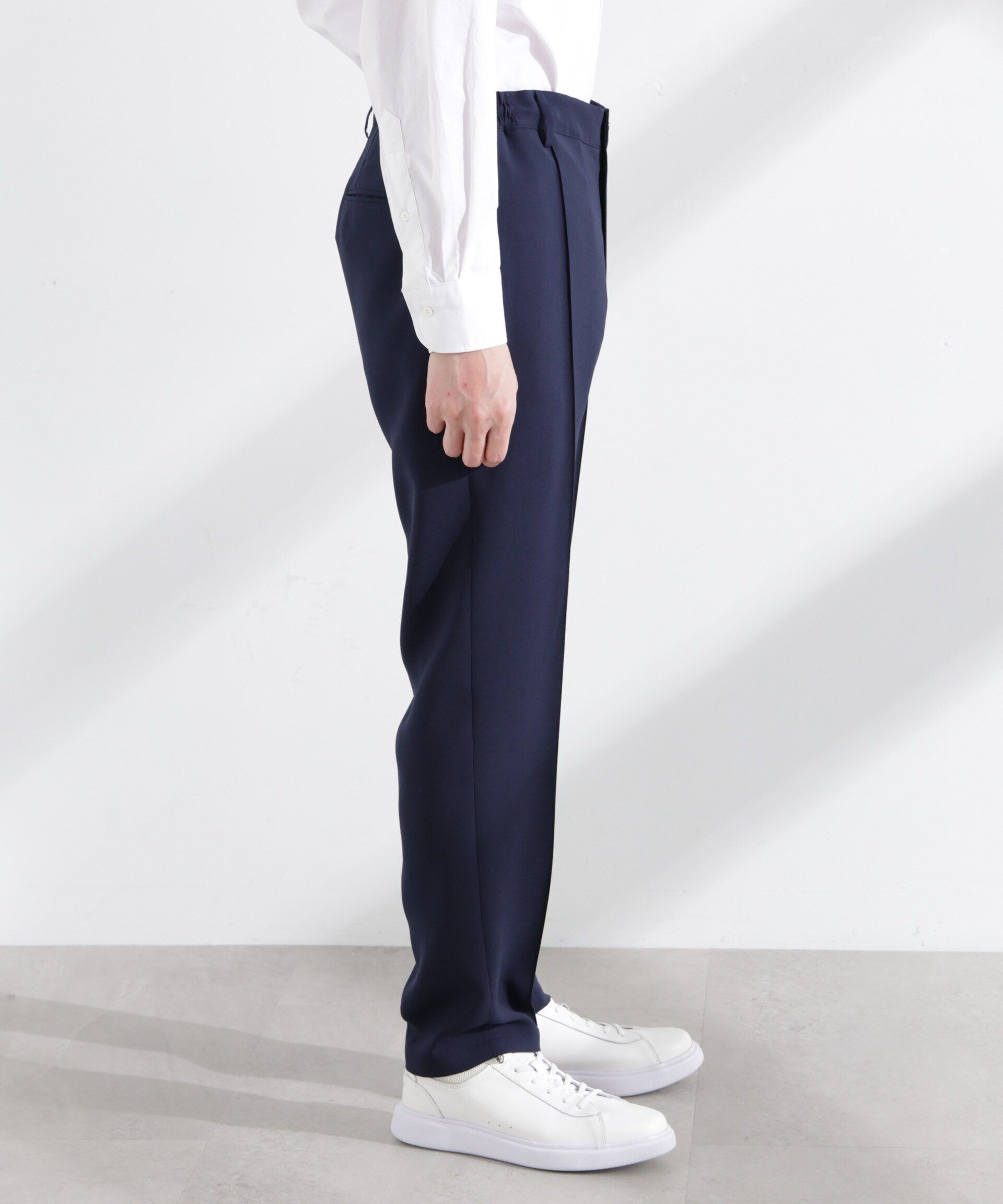 nano･universe「「N TROUSERS PREMIUM」強撚ピケストレッチパンツ(セットアップ可)」|スーツ|