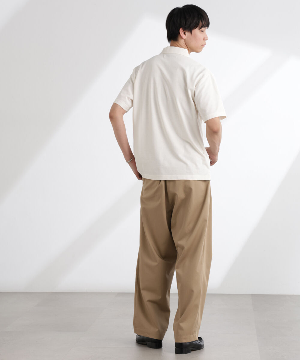 nano･universe「ナノベア鹿の子ポロシャツ 半袖」|Tシャツ・カットソー|