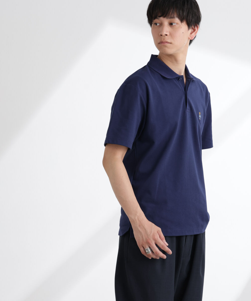 nano･universe「ナノベア鹿の子ポロシャツ 半袖」|Tシャツ・カットソー|