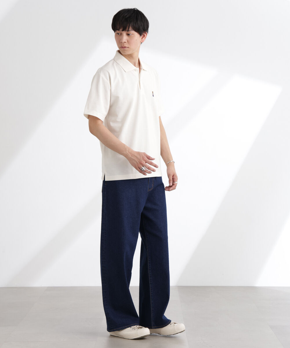 nano･universe「ナノベア鹿の子ポロシャツ 半袖」|Tシャツ・カットソー|