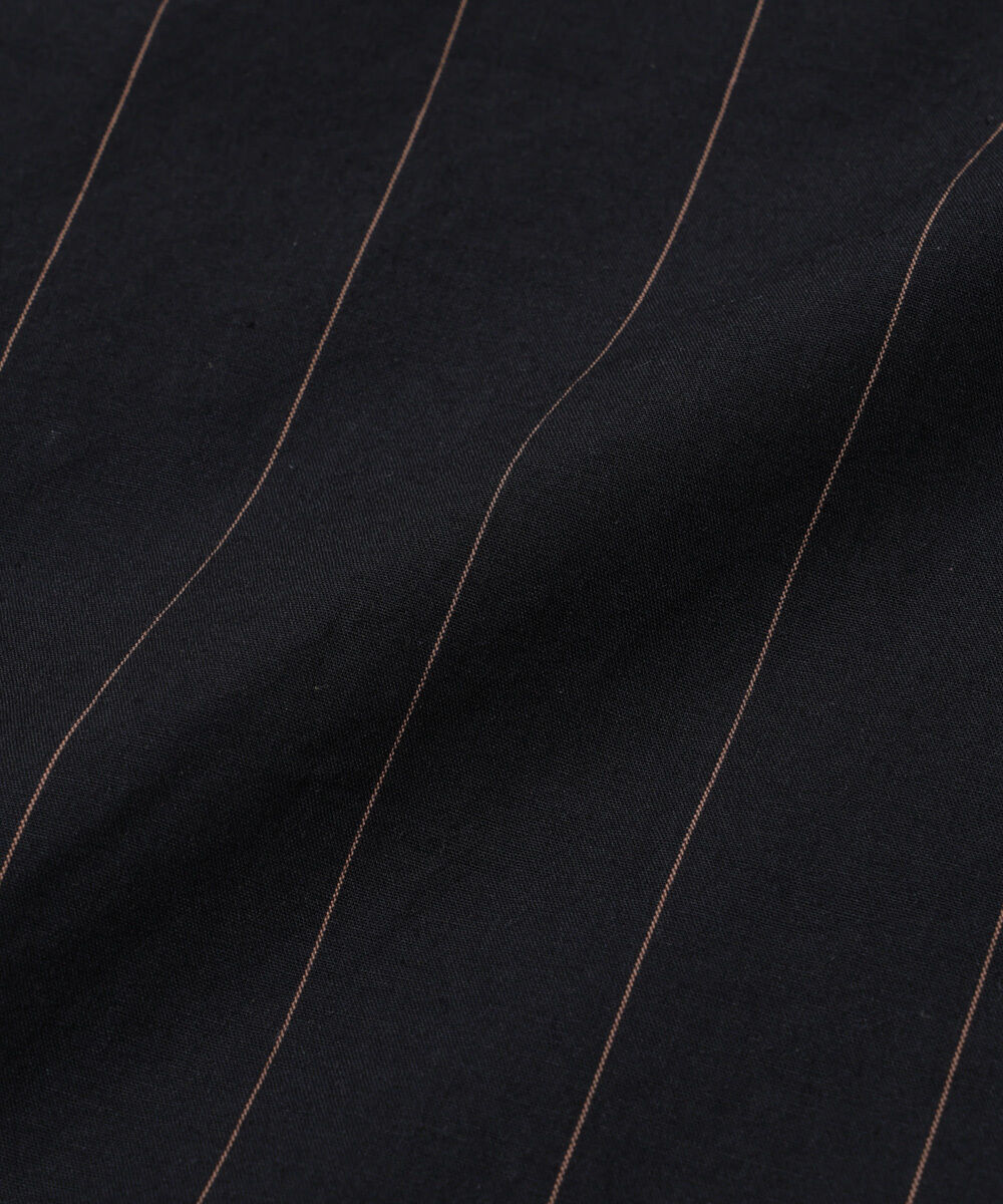 nano･universe「レギュラーカラーコットンリネンストライプシャツ」|シャツ・ブラウス|