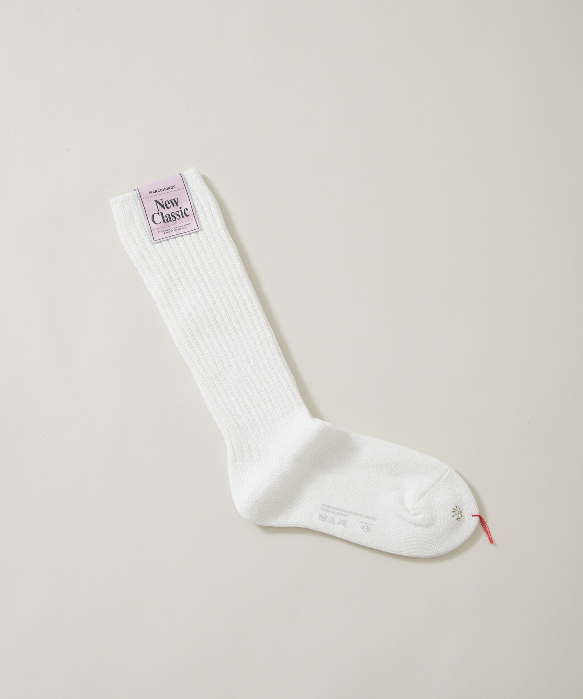 nano･universe「MARCOMONDE/cotton loose socks」|ソックス|ホワイト
