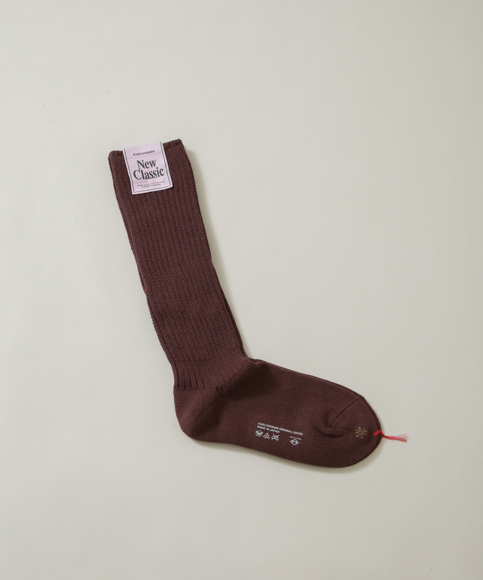 nano･universe「MARCOMONDE/cotton loose socks」|ソックス|D.ブラウン2