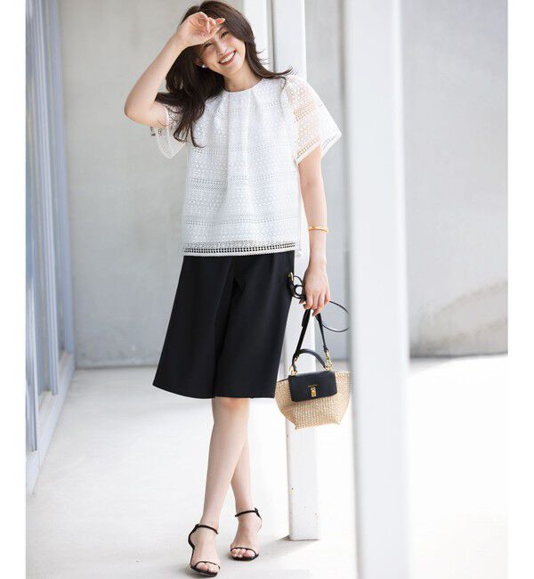 組曲「ボーダーレース ブラウス」|Tシャツ・カットソー|