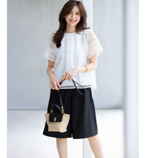 組曲「ボーダーレース ブラウス」|Tシャツ・カットソー|