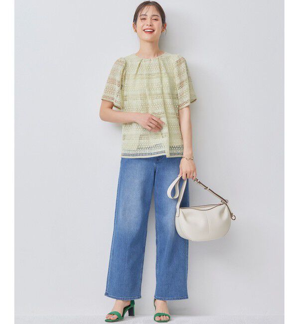 組曲「ボーダーレース ブラウス」|Tシャツ・カットソー|