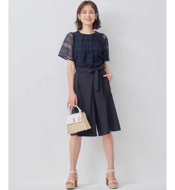 組曲「ボーダーレース ブラウス」|Tシャツ・カットソー|