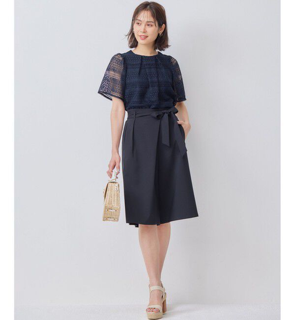 組曲「ボーダーレース ブラウス」|Tシャツ・カットソー|