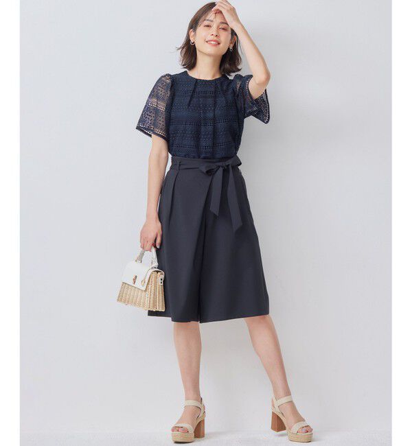 組曲「ボーダーレース ブラウス」|Tシャツ・カットソー|