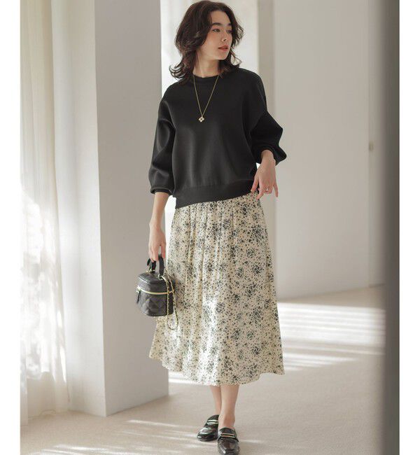 組曲「【先行予約】モザイクフラワープリント スカート」|スカート|