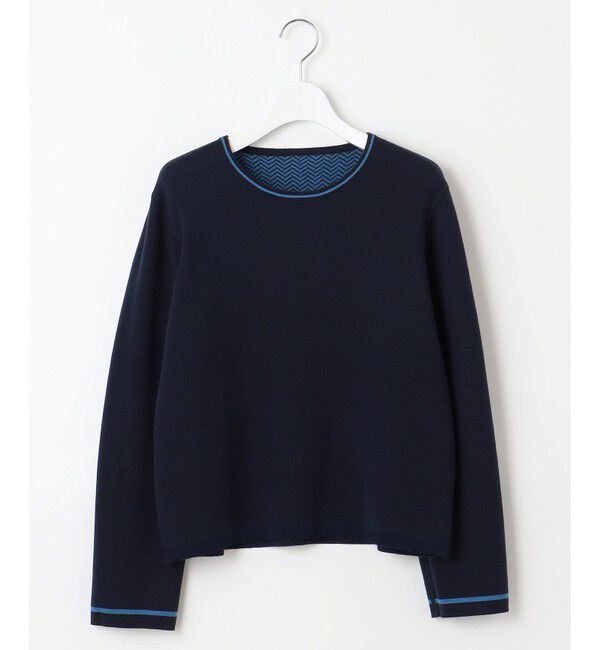 自由区「【WEB限定・マルチウェイ・洗える】ヘリンボーン柄リバーシブルニット セットアップ」|スーツ|