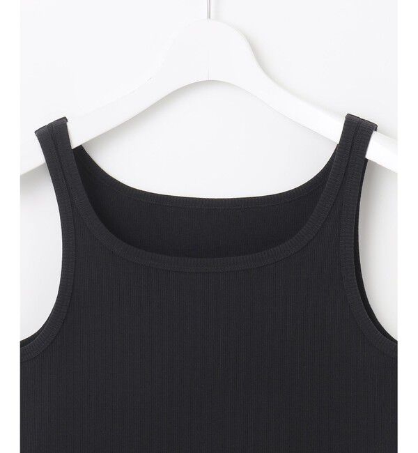 自由区「【洗える】ソフトリブテレコ タンクトップ」|タンクトップ|