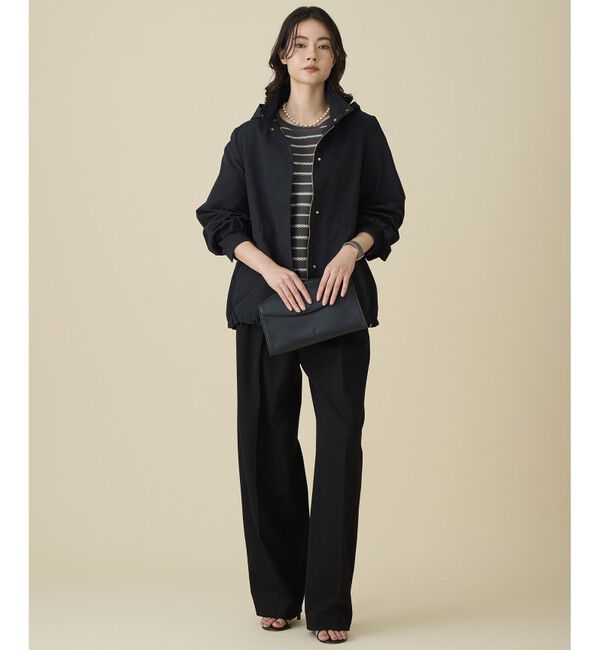 自由区「コットンポリミドルゲージボーダー ニット」|ニット・セーター|