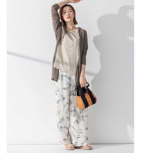 23区「【UVケア/接触冷感】マルチ機能 シアー ロング カーディガン」|カーディガン|