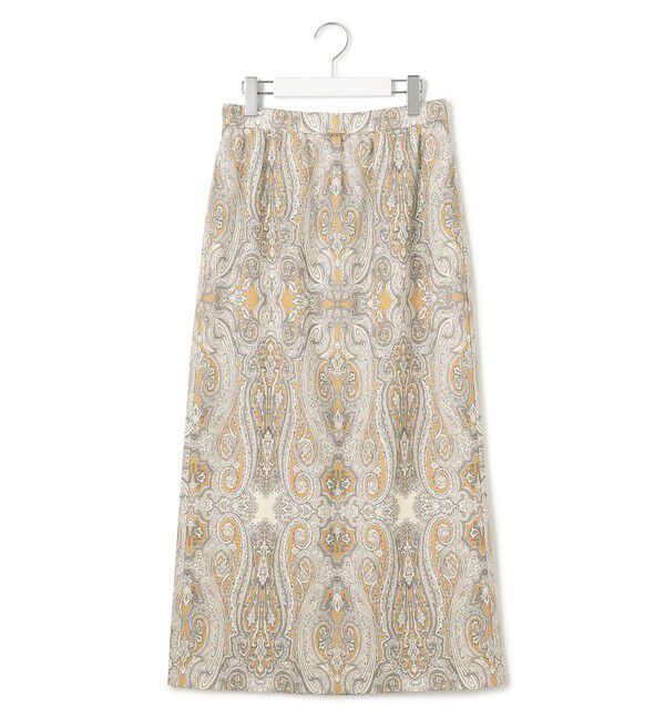 23区「【洗える】Rattiドローイングペイズリープリント スカート」|スカート|