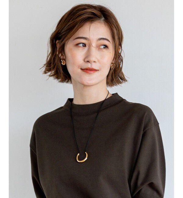 23区「【Oggi8月号掲載】フープトップ ネックレス」|ネックレス|ゴールド系