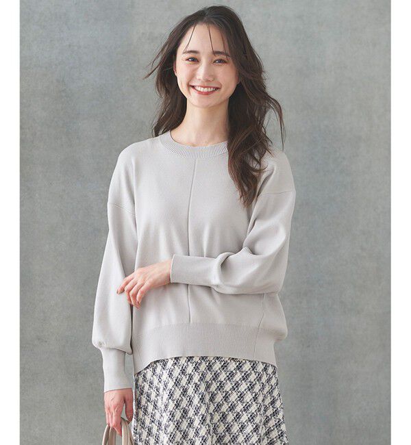 ANY SIS「【洗える】フロントライン ニット」|ニット・セーター|