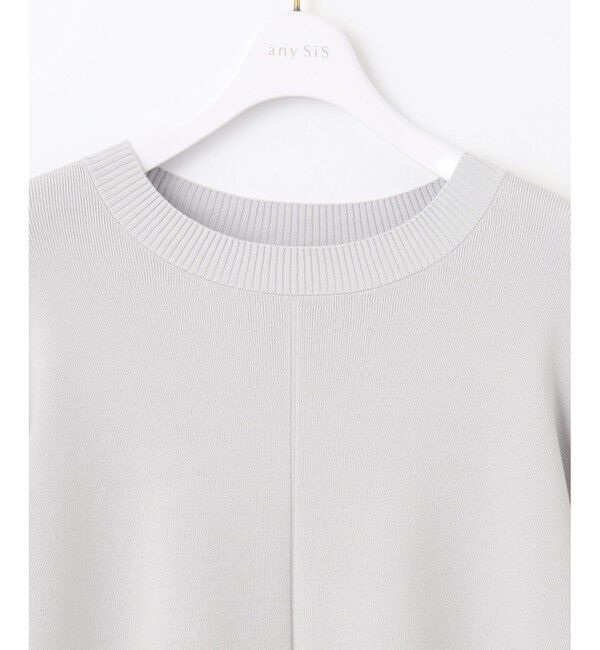 ANY SIS「【洗える】フロントライン ニット」|ニット・セーター|