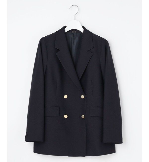 ANY SIS「褒めらレディストレッチ テーラード ジャケット」|テーラードジャケット|ネイビー
