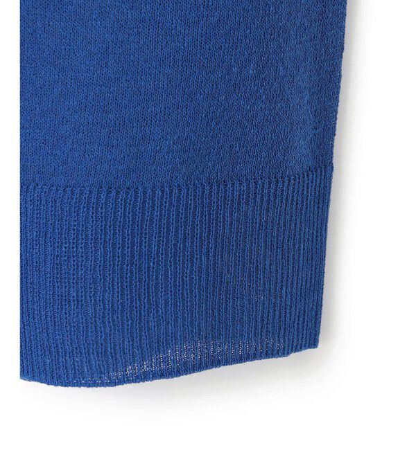 BEIGE,「【洗える・Oggi10月号掲載】MILANO / リネン混シアーポロカラーニット」|ニット・セーター|