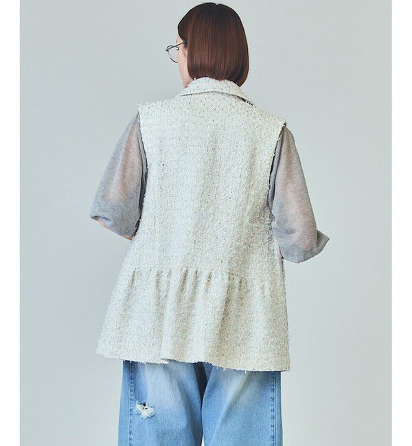  「ツイードカバーオールジレ」|ベスト・ジレ|