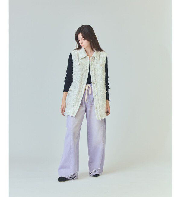  「ツイードカバーオールジレ」|ベスト・ジレ|