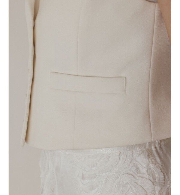 GRACE CONTINENTAL「トリアセジャージジレ」|ベスト・ジレ|