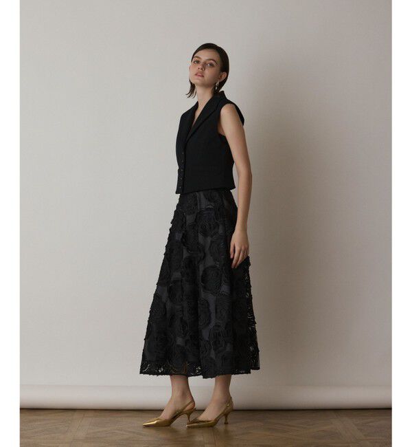 GRACE CONTINENTAL「トリアセジャージジレ」|ベスト・ジレ|