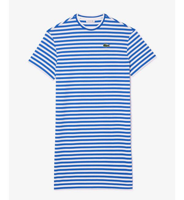 LACOSTE「バイカラーボーダーTシャツドレス」|ワンピース|