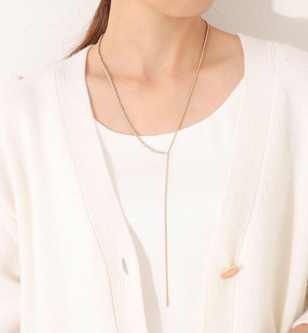 grace grace「【gr?ce grace/グラスグラス】2トーンスライドネックレス」|ネックレス|