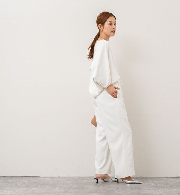 NOLLEY'S「《セットアップ対応》ウォッシャブルツイルイージーパンツ」|その他|