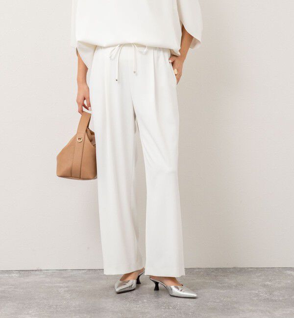 NOLLEY'S「《セットアップ対応》ウォッシャブルツイルイージーパンツ」|その他|