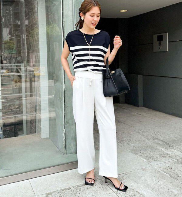 NOLLEY'S「《セットアップ対応》ウォッシャブルツイルイージーパンツ」|その他|