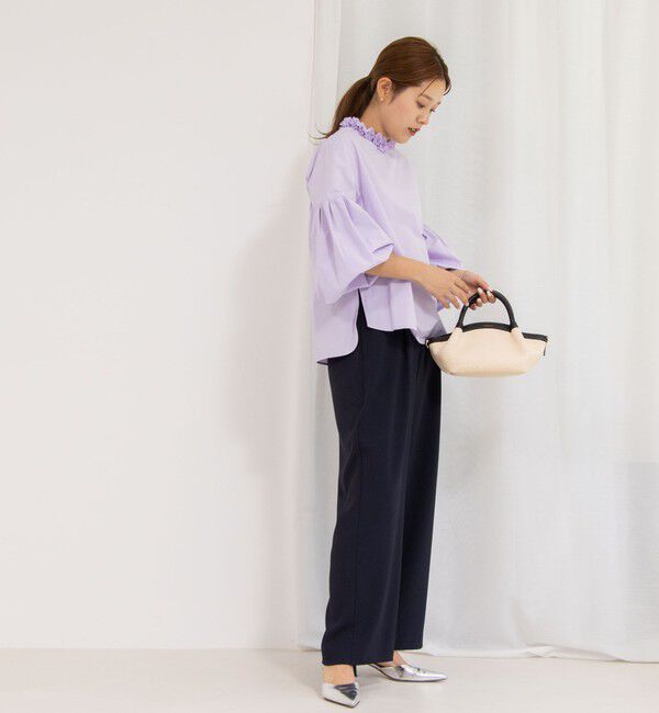 NOLLEY'S「《セットアップ対応》ウォッシャブルツイルイージーパンツ」|その他|