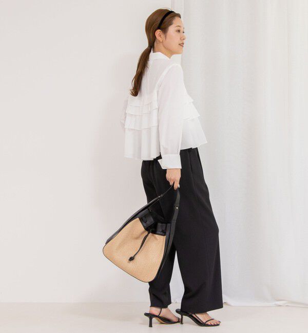 NOLLEY'S「《セットアップ対応》ウォッシャブルツイルイージーパンツ」|その他|