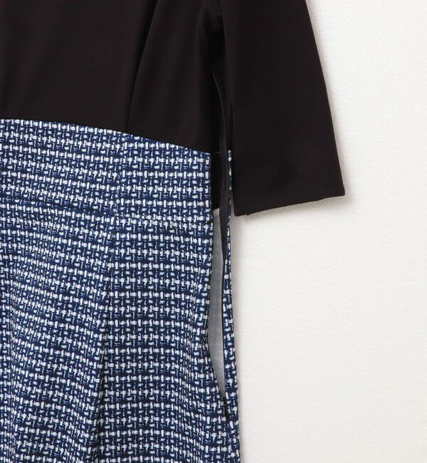 NOLLEY'S「ツイード見え切り替えワンピース」|ワンピース|