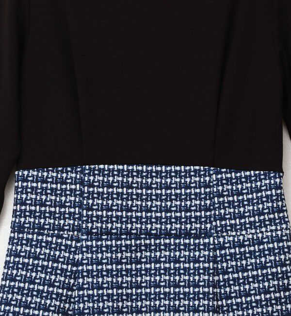 NOLLEY'S「ツイード見え切り替えワンピース」|ワンピース|