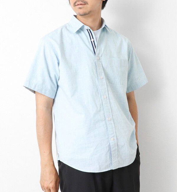 NOLLEY'S goodman「綿麻レギュラーカラー テープシャツ 25SS」|シャツ・ブラウス|