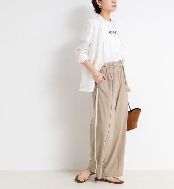 NOLLEY'S sophi「ウォッシャブルサイドライントリコットパンツ」|その他|