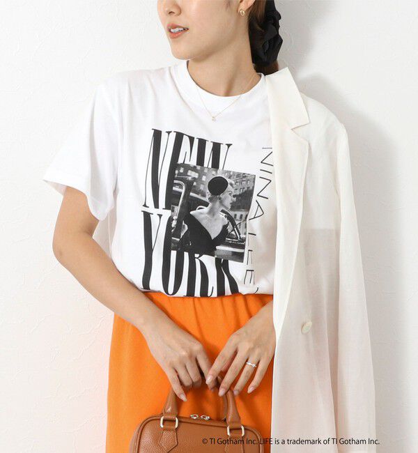 NOLLEY'S goodman「【GOOD ROCK SPEED】別注 キャラクター/フォト/LIFE プリントTシャツ 25SS」|Tシャツ・カットソー|ホワイト系その他