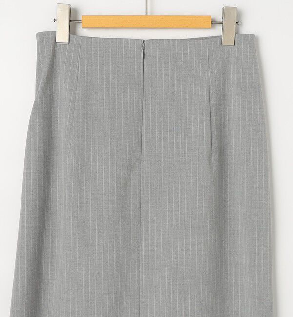 NOLLEY'S sophi「ウォッシャブルストライプドレープタイトスカート」|タイト|