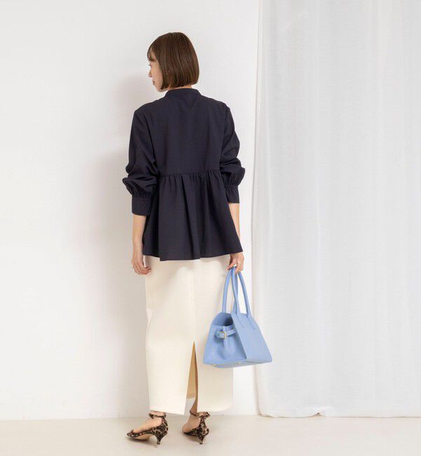 NOLLEY'S「ウォッシャブルイレギュラーヘムブラウス」|シャツ・ブラウス|