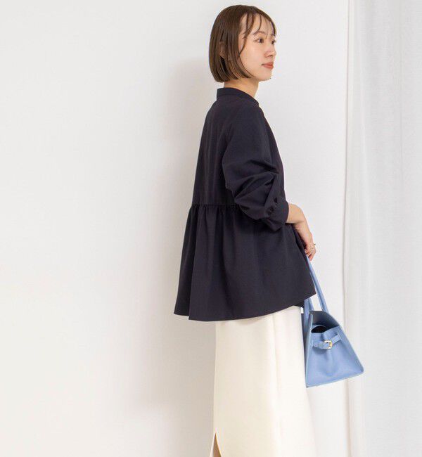 NOLLEY'S「ウォッシャブルイレギュラーヘムブラウス」|シャツ・ブラウス|